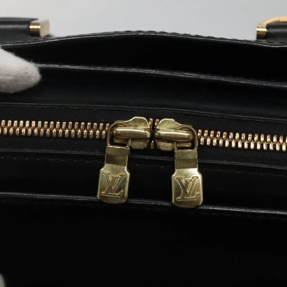LOUIS VUITTON Epi Pont Neuf Hand Bag Black M52052 LV Auth ep8561 - Picture 3 of 14